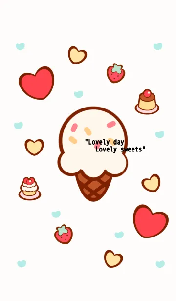 [LINE着せ替え] Mini cute sweets 3の画像1
