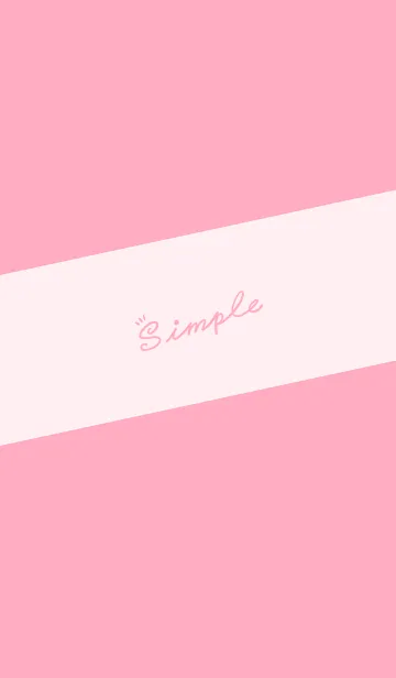 [LINE着せ替え] Simple Lines - Pink. Light Grey Pink Jの画像1