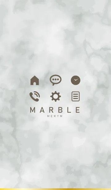 [LINE着せ替え] Marble / SIMPLE ICON 14の画像1