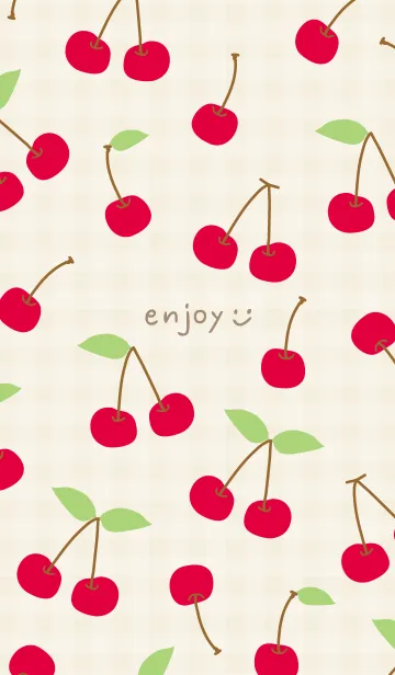 [LINE着せ替え] チェリー チェリー シンプル29の画像1