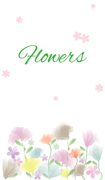 [LINE着せ替え] F l o w e r s - Pretty 24 -の画像1