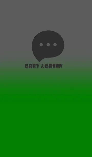 [LINE着せ替え] Green & Grey V3 (JP)の画像1