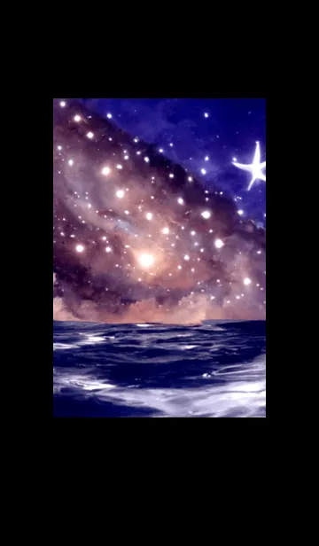 [LINE着せ替え] 月の夜 夜の海 #4_58。の画像1