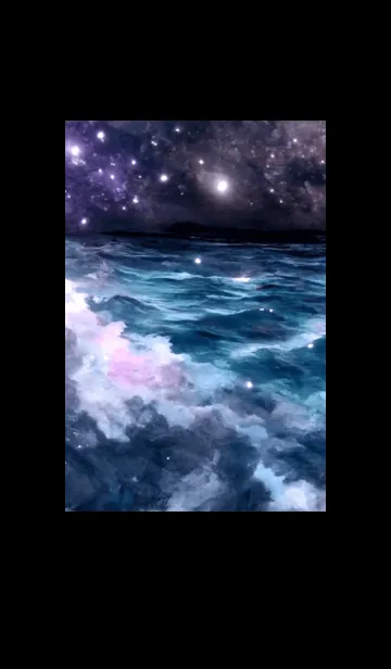 [LINE着せ替え] 月の夜 夜の海 #4_55。の画像1