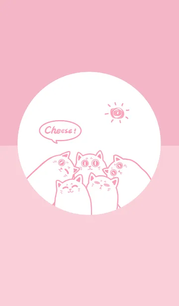 [LINE着せ替え] Meow...Cheese！ J-Pink Ladyの画像1