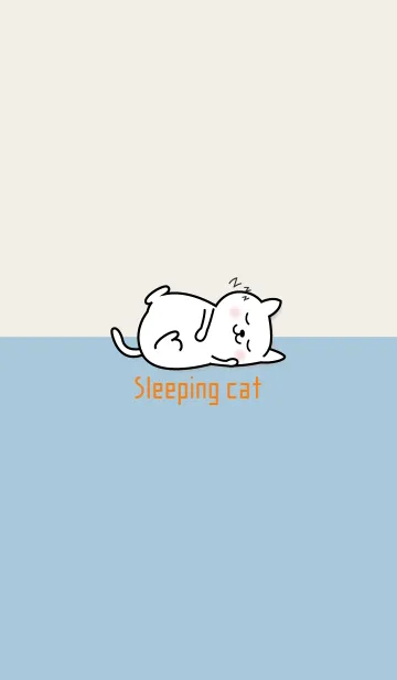 [LINE着せ替え] I am a Sleeping cat 51の画像1