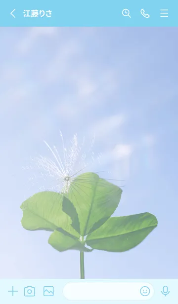 [LINE着せ替え] 幸運の妖精ケサランパサラン #4の画像2