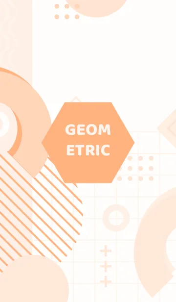 [LINE着せ替え] Geometric PEACH COBBLER 2の画像1