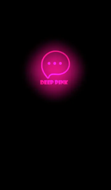 [LINE着せ替え] Deep Pink Neon Theme V3 (JP)の画像1