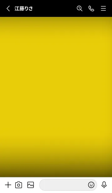 [LINE着せ替え] Deep Yellow And Black V.3 (JP)の画像2