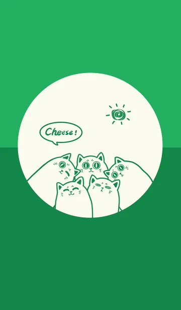 [LINE着せ替え] Meow...Cheese！ J-Greeneryの画像1