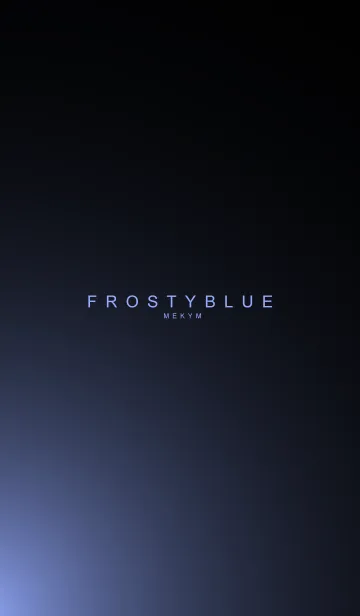[LINE着せ替え] FROSTYBLUELIGHT -MEKYM-の画像1