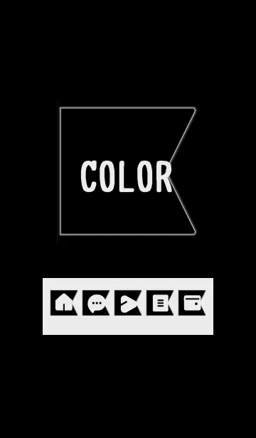 [LINE着せ替え] bw color O10の画像1