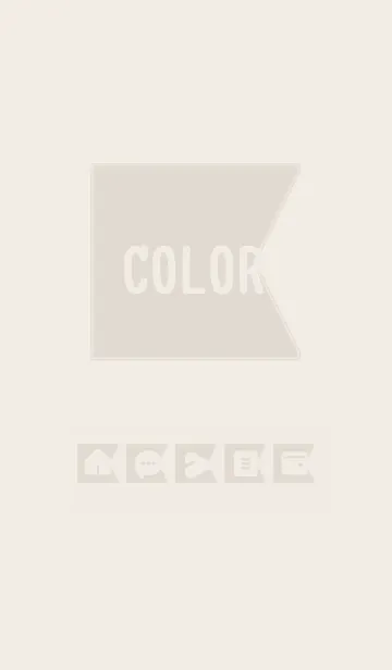 [LINE着せ替え] brown color O07の画像1