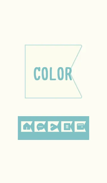 [LINE着せ替え] green color O17の画像1