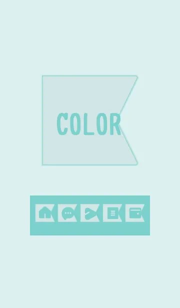 [LINE着せ替え] green color O20の画像1