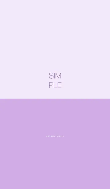 [LINE着せ替え] 497_24_パープル2-9の画像1