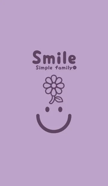 [LINE着せ替え] スマイル＆flower ペールクロッカスの画像1