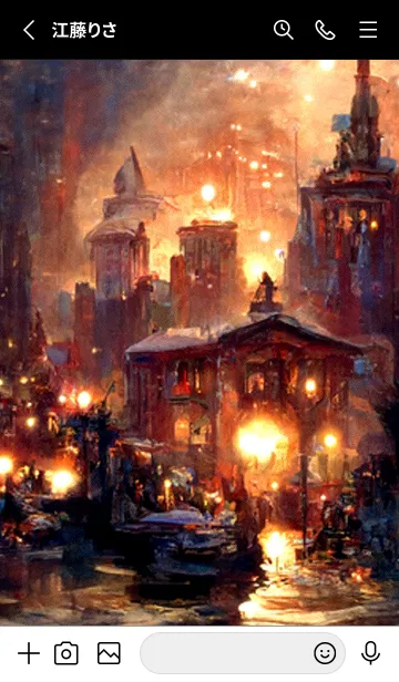 [LINE着せ替え] クリスマスの街 #4j17_5。の画像2