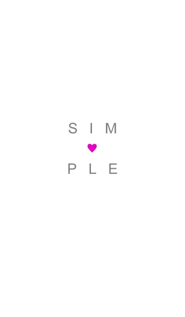 [LINE着せ替え] SIMPLE HEART-11の画像1