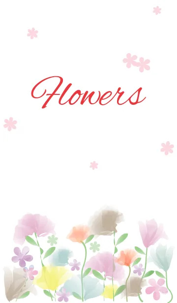 [LINE着せ替え] F l o w e r s - Pretty 25 -の画像1