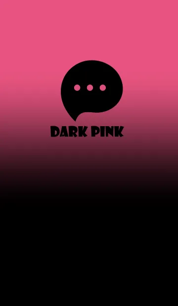 [LINE着せ替え] Black & Dark Pink Theme V3 (JP)の画像1