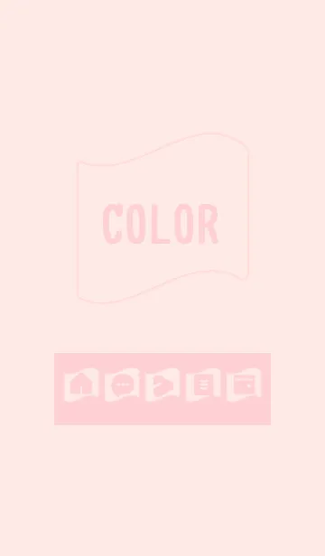 [LINE着せ替え] pink color P07の画像1