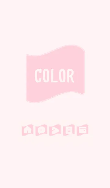 [LINE着せ替え] pink color P08の画像1