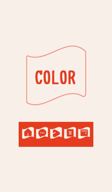 [LINE着せ替え] red color P07の画像1