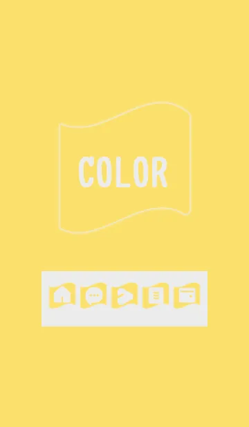 [LINE着せ替え] yellow color P06の画像1