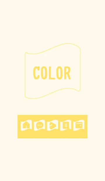 [LINE着せ替え] yellow color P09の画像1