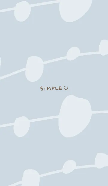 [LINE着せ替え] シンプル 有機的17の画像1