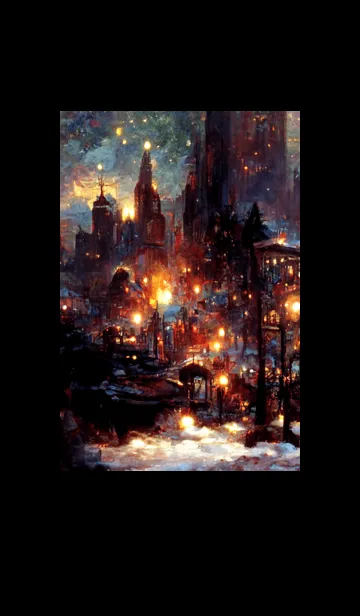 [LINE着せ替え] クリスマスの街 #4j17_29。の画像1