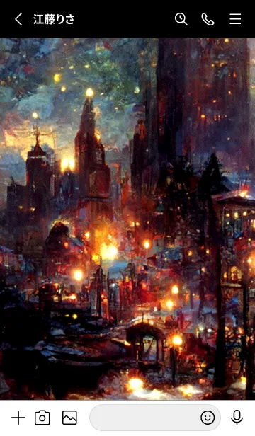 [LINE着せ替え] クリスマスの街 #4j17_29。の画像2