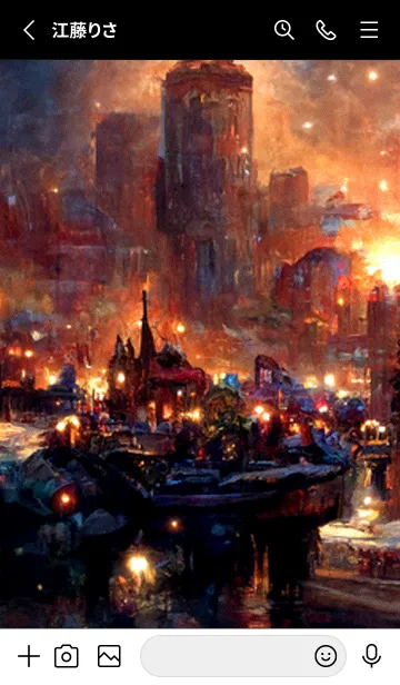 [LINE着せ替え] クリスマスの街 #4j17_25。の画像2