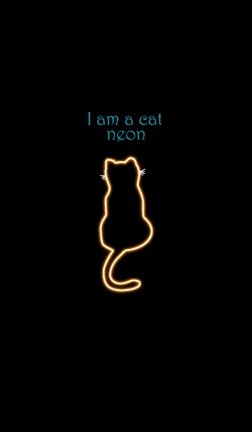 [LINE着せ替え] I am a cat neon 38の画像1