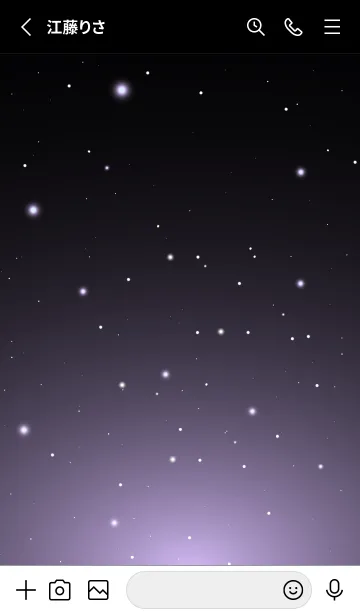 [LINE着せ替え] STARRY SKY-STAR.MEKYM 19の画像2
