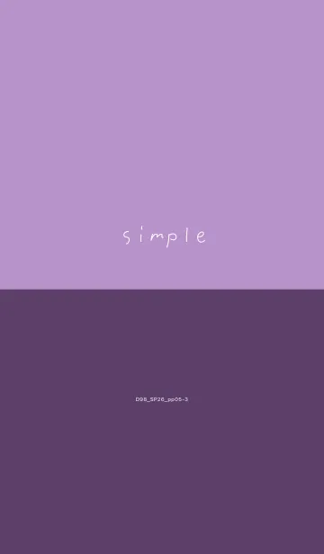 [LINE着せ替え] D98_26_パープル5-3の画像1