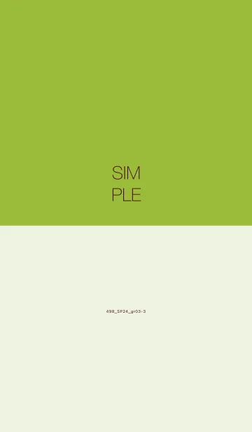 [LINE着せ替え] 498_24_グリーン3-3の画像1