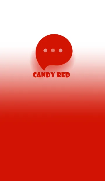 [LINE着せ替え] Candy Red  & White Theme V.3 (JP)の画像1