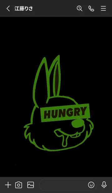 [LINE着せ替え] ハングリー.ラビット 22の画像2