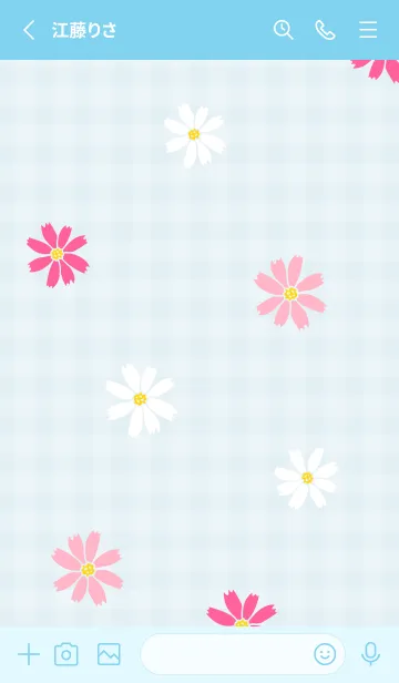 [LINE着せ替え] 小さなコスモス26の画像2