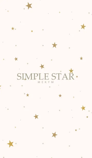 SIMPLE STAR NATURAL YELLOW 24の着せ替えメイン画像