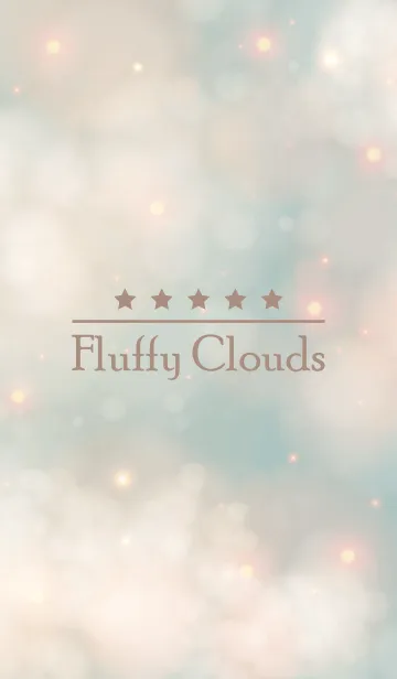 [LINE着せ替え] Fluffy Clouds RETRO-MEKYM 13の画像1