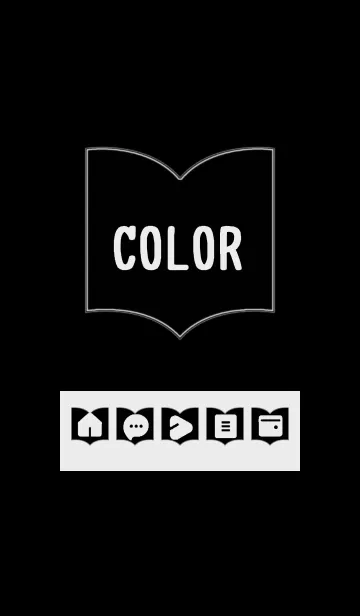 [LINE着せ替え] bw color Q10の画像1
