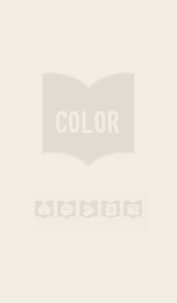 [LINE着せ替え] brown color Q07の画像1