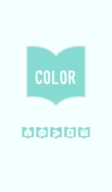 [LINE着せ替え] green color Q18の画像1