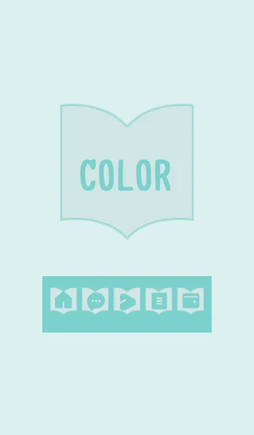 [LINE着せ替え] green color Q20の画像1