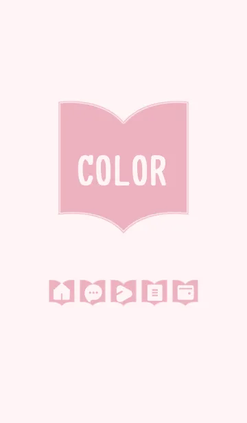 [LINE着せ替え] pink color Q10の画像1