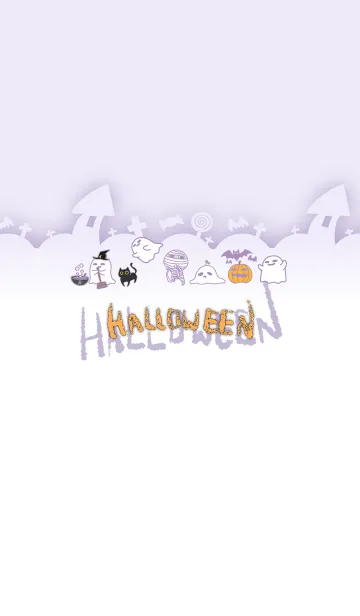 [LINE着せ替え] Halloween Carnival - Lilacの画像1